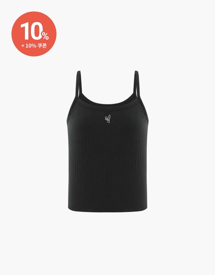 [10% 할인+10% 쿠폰]sleeveless t-shirt - black